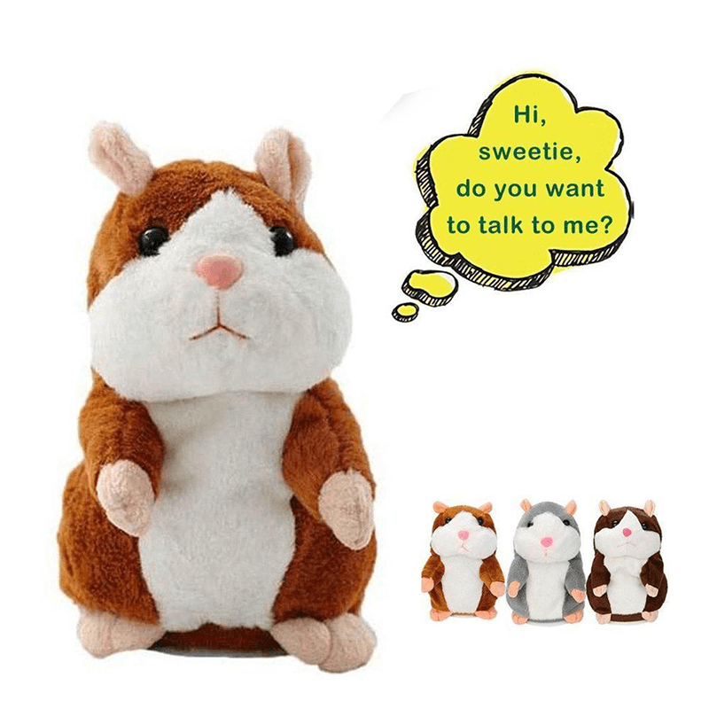 Repeating Talking Hamster Plush Toy