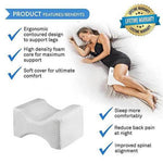 ORTHOPEDIC MEMORY FOAM HIP ALIGNMENT KNEE PILLOW