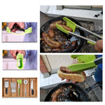 2 in 1 Kitchen Spatula and Tongs - 1 pair ( Large&Small）