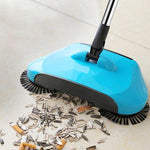 360° Broom Sweeper No Electricity or Batteries Needed!