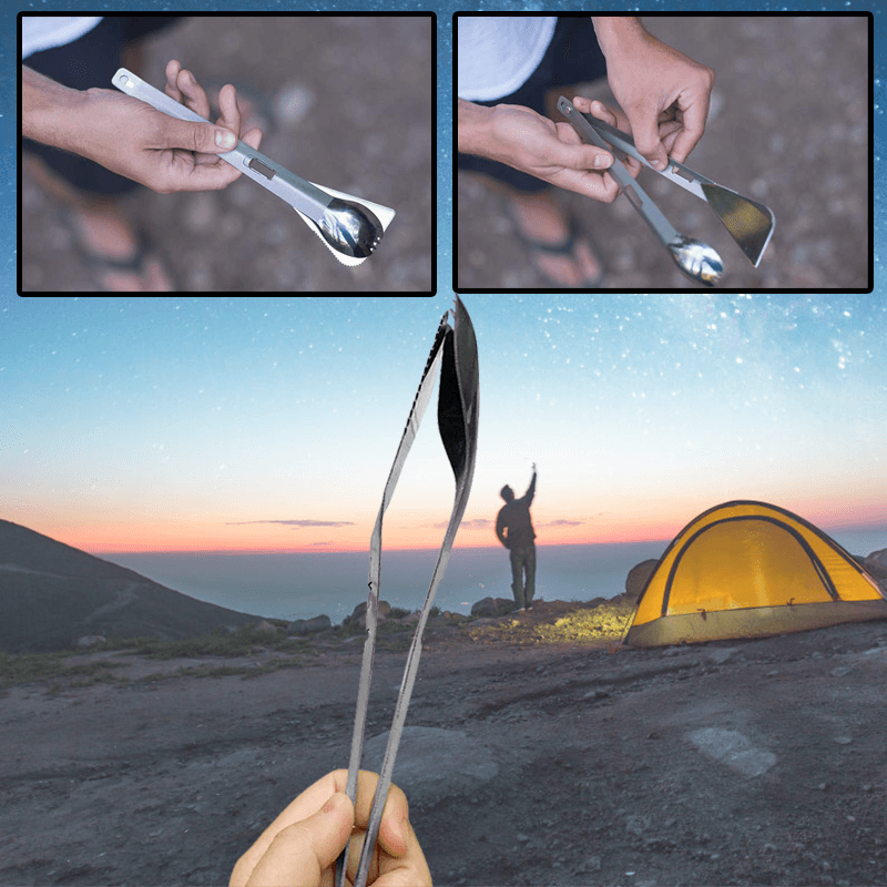 Titanium Outdoor Cooking Multi-Function Tool