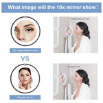 Magnifying Makeup Mirror with LED Light