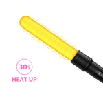 5 in 1 Curling Wand Set with 5 Interchangeable Hair Wand Ceramic Barrels and a Heat Protective Glove – Black