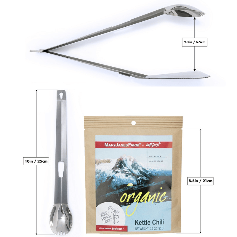 Titanium Outdoor Cooking Multi-Function Tool