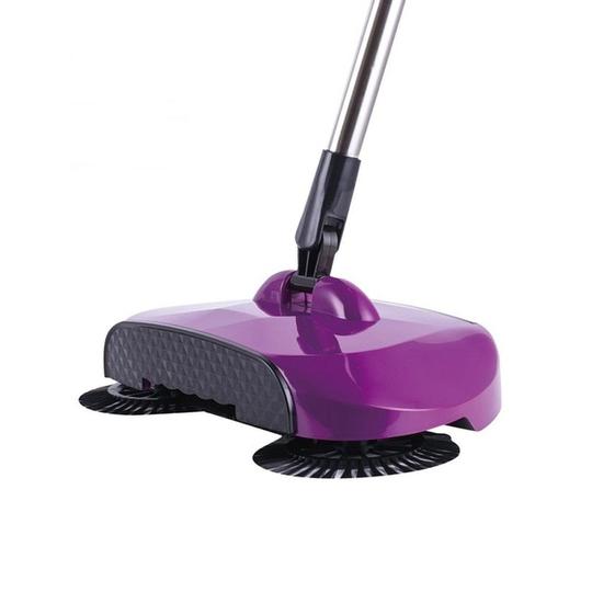 360° Broom Sweeper No Electricity or Batteries Needed!