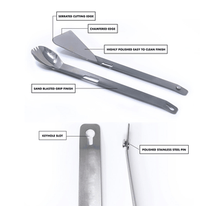Titanium Outdoor Cooking Multi-Function Tool