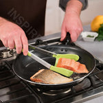2 in 1 Kitchen Spatula and Tongs - 1 pair ( Large&Small）
