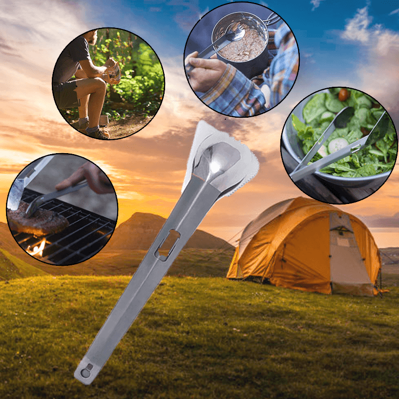 Titanium Outdoor Cooking Multi-Function Tool