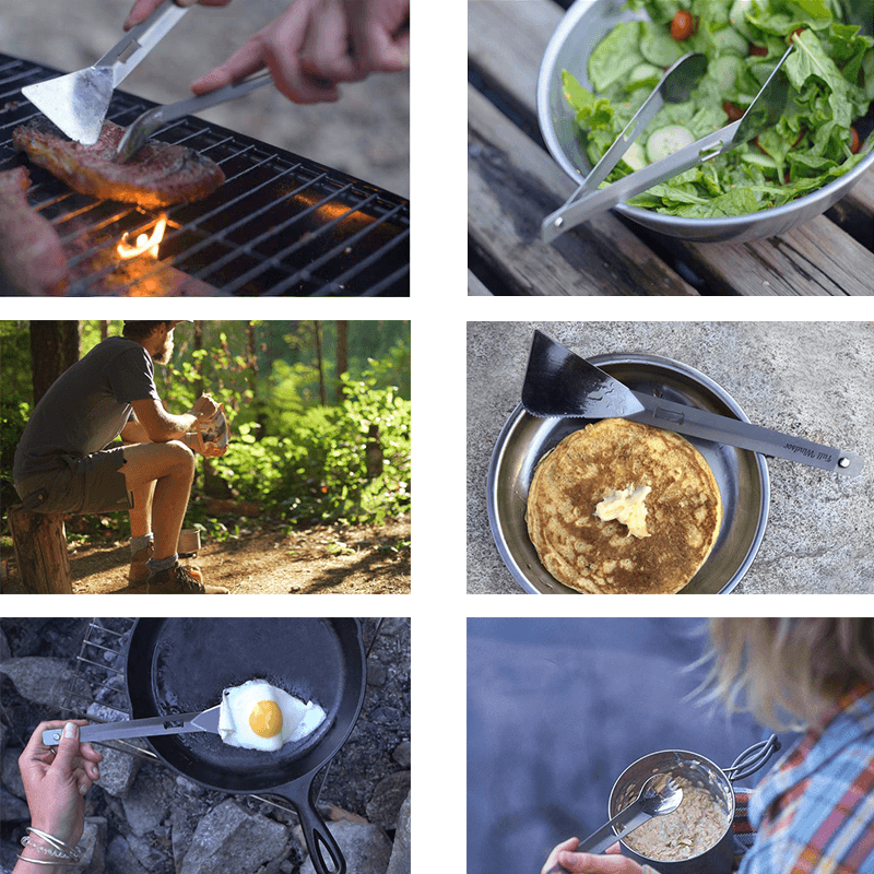 Titanium Outdoor Cooking Multi-Function Tool