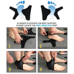 Ankle Support Breathable Ankle Brace, 1 Pair