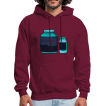 Men's Hoodie - burgundy